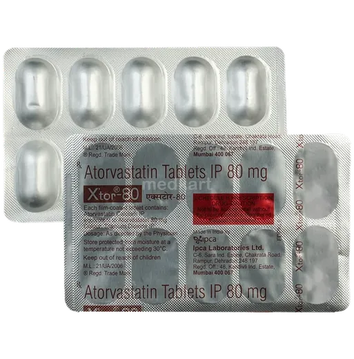 x tor 80mg tablet 10's